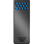 NiteCore Power Bank Carbo 20, Carbon Fiber, Fast Charge, 65W MAX, BLUE