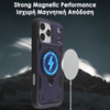 Idol 1991 ���� Iphone 15 6.1'' Armor Tpu Hyper Magsafe Stand Camera Guard BLUE