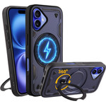 Idol 1991 ���� Iphone 16 6.1'' Armor Tpu Hyper Magsafe Stand Camera Guard BLUE