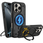 Idol 1991 ���� Iphone 16 Pro Max 6.9'' Armor Tpu Hyper Magsafe Stand Camera Guard BLACK
