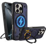 Idol 1991 ���� Iphone 16 Pro Max 6.9'' Armor Tpu Hyper Magsafe Stand Camera Guard BLUE