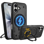 Idol 1991 ���� Iphone 17 6.3'' Armor Tpu Hyper Magsafe Stand Camera Guard BLACK