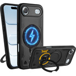 Idol 1991 ���� Iphone 17 Air 6.5'' Armor Tpu Hyper Magsafe Stand Camera Guard BLACK