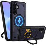 Idol 1991 ���� Samsung A57 5G 6.7'' Armor Tpu Hyper Magsafe Stand Camera Guard BLUE