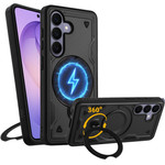 Idol 1991 ���� Samsung S26 5G S942 6.3'' Armor Tpu Hyper Magsafe Stand Camera Guard BLACK