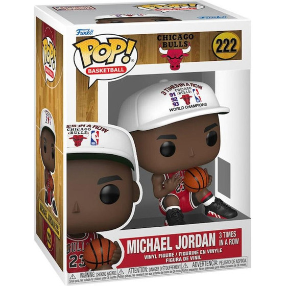 Funko Pop! Sports: Chicago Bulls - Michael Jordan 3 Times In a Row #222 - (05381)