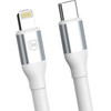 3MK Hyper Cable N-Series USB-C To Lightning Cable 1m 9V/3A 27W White