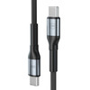 3MK Hyper Cable N-Series USB-C To USB-C Cable 3m 20V/5A 100W Black**