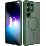 3MK Misty Magcase Case For Samsung Galaxy S25 Ultra green