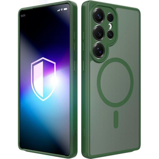 3MK Misty Magcase Case For Samsung Galaxy S25 Ultra green