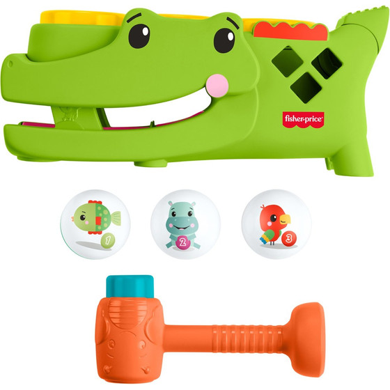 Fisher Price: Classic Toys - Crocodile Ball Pop Toy (JLB94)