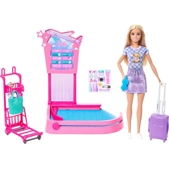Mattel Barbie: Family & Friends - Barbie At The Airport (JMJ49)