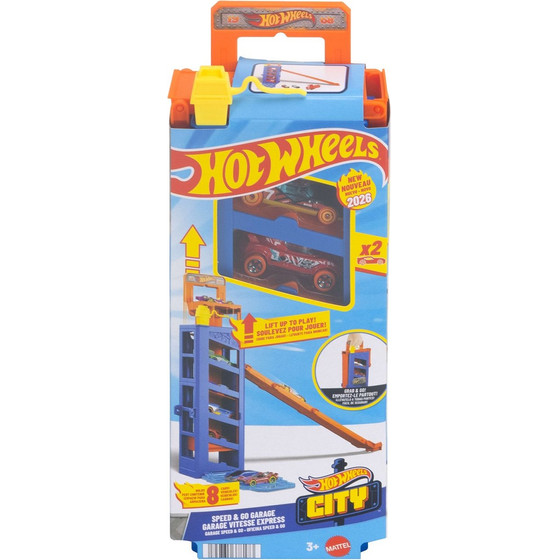 Mattel Hotwheels: City - Mini Garage Tracks - Speed & Go Garage (JMJ53)