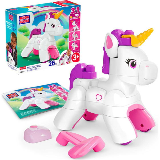 Mattel Mega Blocks: Unicorn 3-in-1 (JKG36)