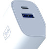 3MK Flowpower USB-A + USB-C 30W Pd 3.0 QC4+ Wall Charger, White