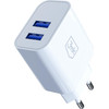 3MK Flowpower Wall Charger 2xUSB-A 10W 2.4A White