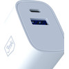 3MK Flowpower Wall Charger USB-A + USB-C 25W Pd QC4+ White