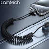Lamtech 6-IN-1 Charging Cable TYPE-C/Usb To TYPE-C/LIGHTNING-MICRO-Usb 3A 1.5M Black - (LAM981104)