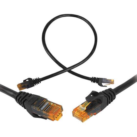 LTC 8P8C CAT6e Utp Connection Network Cable (patchcord) 0.5m black