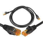 LTC 8P8C CAT6e Utp Connection Network Cable (patchcord) 1.5m black