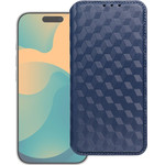 Flip Case For Motorola G17 Cubic Book blue