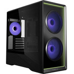 Lian Li Vector V150 Black - w/ 3 x Argb Fans + Hub - Infinity Mirror - Micro-ATX, Mini-Itx Pc Case - (G99.V150INFX.00)