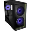 Lian Li Vector V150 Black - w/ 3 x Argb Fans + Hub - Infinity Mirror - Micro-ATX, Mini-Itx Pc Case - (G99.V150INFX.00)