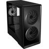 Lian Li Vector V150 Black - w/ 3 x Argb Fans + Hub - Infinity Mirror - Micro-ATX, Mini-Itx Pc Case - (G99.V150INFX.00)