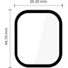 Tech-Protect Szklo Hybrydowe Glass FLEX+ 2-Pack Xiaomi Redmi Watch 6 BLACK