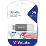 Verbatim Databar Usb 2.0 Drive Grey 128GB - - (49456)