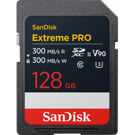 Sandisk Sdxc Memory Card Extreme Pro, 128Gb, Class 10 / UHS-2 U3 - (SDSDXDM-128G-GN4IN)