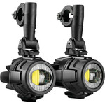 Lampa - ��������� ������� Moto FOG-X1 12V 20W 2123lm 6000-6500K �76mm 4 Led ���������� IP68 �� ��������� ��� ������ �24-26mm - ��� 2 ���. (9158.1-LM) - (91581)