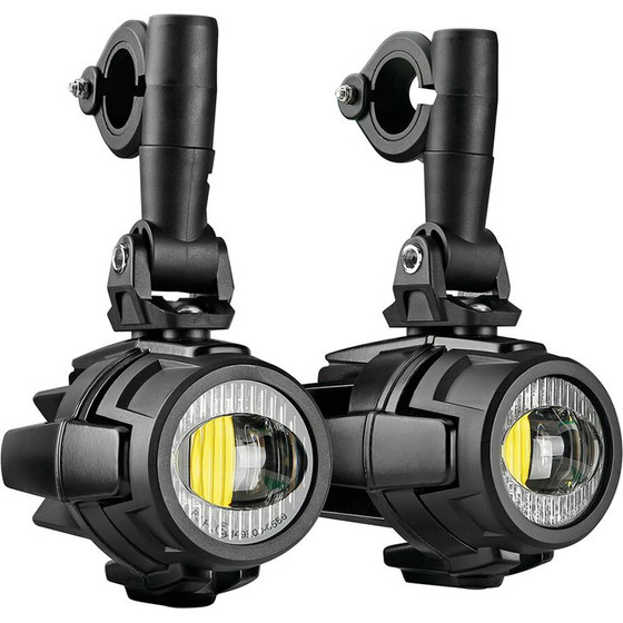 Lampa - ��������� ������� Moto FOG-X1 12V 20W 2123lm 6000-6500K �76mm 4 Led ���������� IP68 �� ��������� ��� ������ �24-26mm - ��� 2 ���. (9158.1-LM) - (91581)