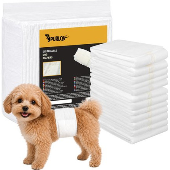 Purlov Diapers For Dog Size S-M - (19129-0)
