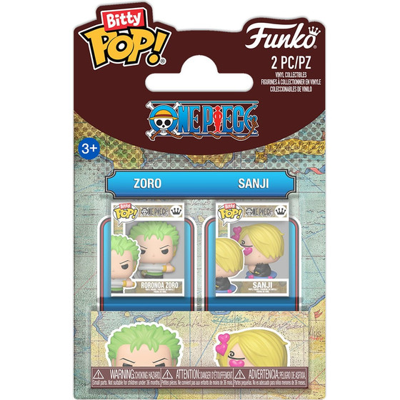 Funko Bitty Pop! 2-pack: One Piece - Zoro & Sanji Vinyl Figures
