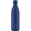 CHILLY'S Monochrome �������� ������ ���������� Bpa Free 750ml Blue All Matte - (207277)