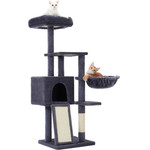 FEANDREA Cat Tower, Height 135 cm, Up To 3 Cats - (PCT132G01)