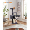 FEANDREA Cat Tower, Height 135 cm, Up To 3 Cats - (PCT132G01)