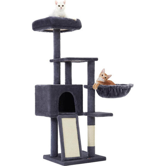 FEANDREA Cat Tower, Height 135 cm, Up To 3 Cats - (PCT132G01)