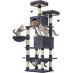 FEANDREA Cat Tower, Height 168 cm, Up To 6 Cats - (PCT165G01)
