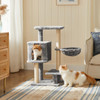 FEANDREA Cat Tower, Height 84 cm, Up To 2 Cats - (PCT142W01)