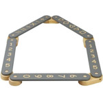 MeowBaby Balance Beam Grey 5 Elements - (SSEN502IE)