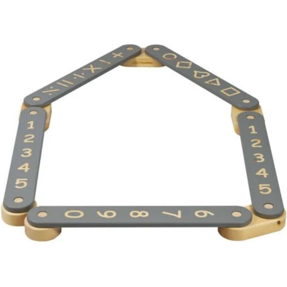 MeowBaby Balance Beam Grey 5 Elements - (SSEN502IE)
