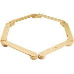 MeowBaby Balance Beam Natural 6 Elements - (SSEN603IE)