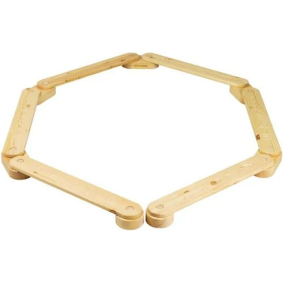 MeowBaby Balance Beam Natural 6 Elements - (SSEN603IE)