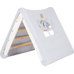 MeowBaby Tent For Ladder, Pikler, Viscose,linen, Grey-Blue - (PWTD001EU)
