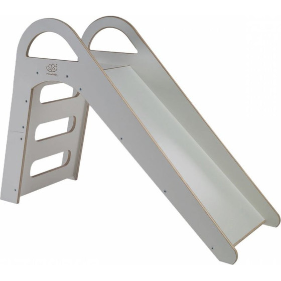 MeowBaby Wooden Slide For Children 87x46cm Indoor, Gray - (ZS002IE)