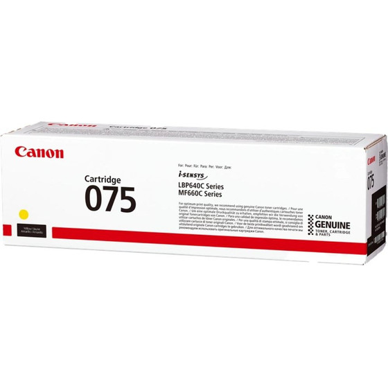 Canon Lbp CRG075 Toner Yellow - (6362C002)