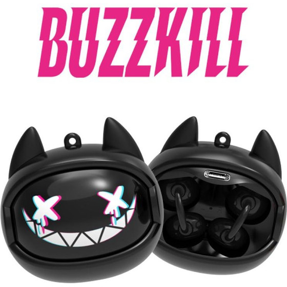 Kiddoboo Goat Earbuds Buzzkill - (KBG08BLK)