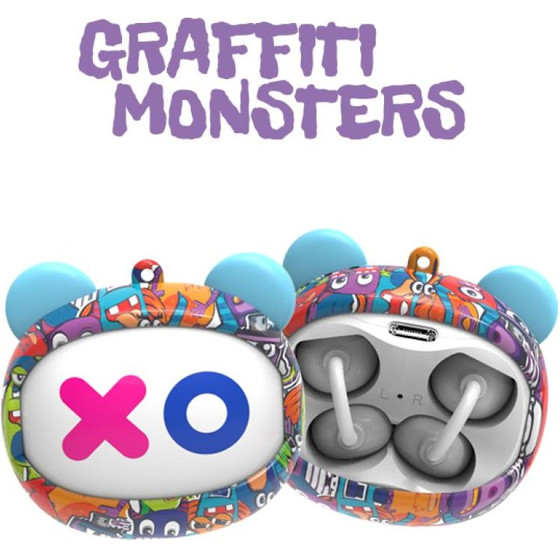 Kiddoboo Goat Earbuds Grafity Monsters - (KBG08PNK)